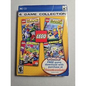 2007 Lego 4 Game Collection Set (Island, Island 2, Racers, Racers 2)